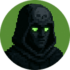 Character with green eyes